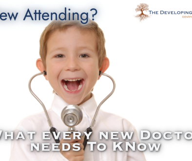 new attending physician physician coaching the developing doctor