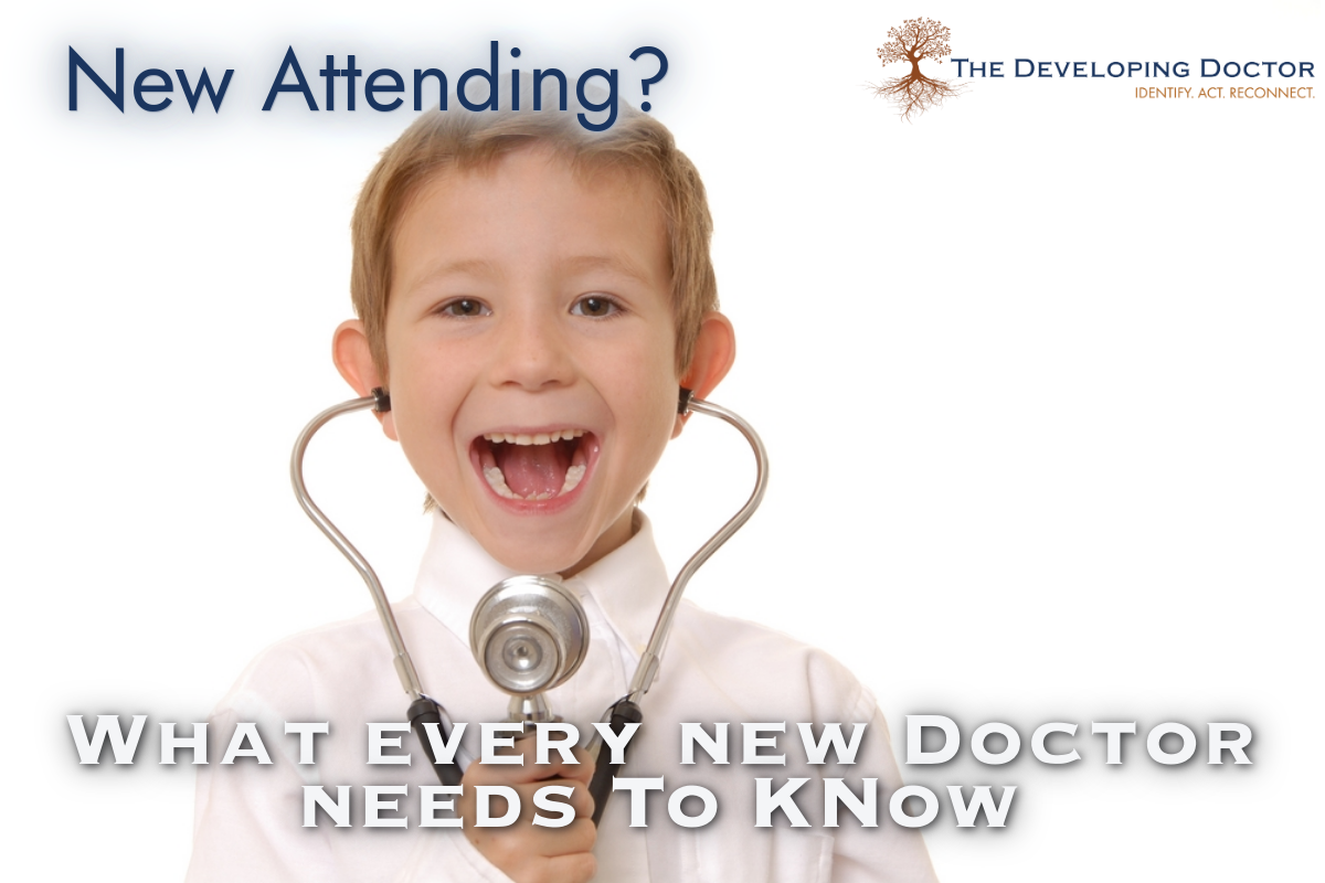 new attending physician physician coaching the developing doctor