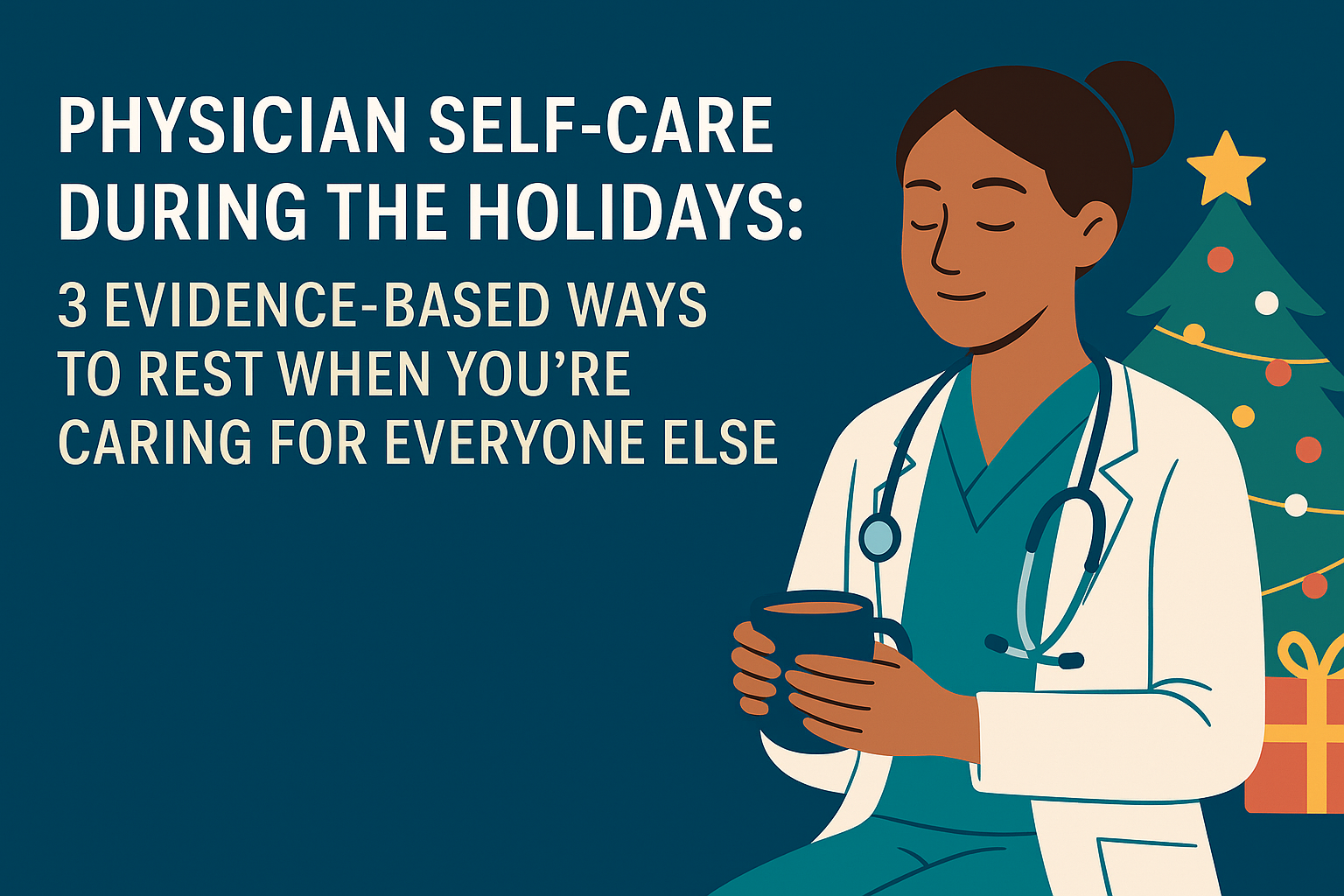 Physician self care during the holidays 3 evidence based ways