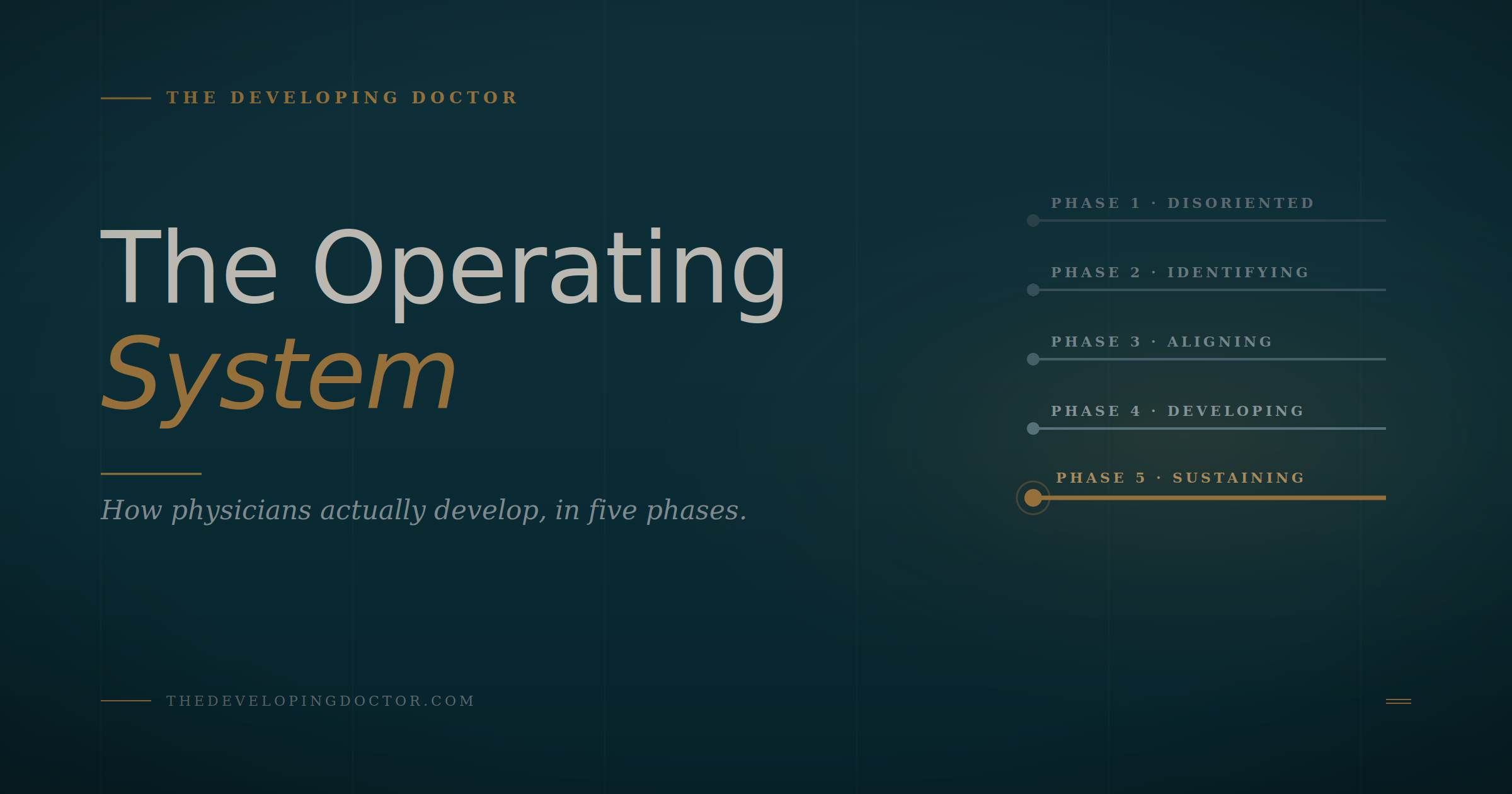The Developing Doctor’s Operating System: A Physician Framework