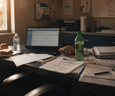 medical training conditioning physician's desk